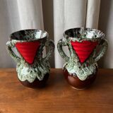 Paire de vases Vallauris