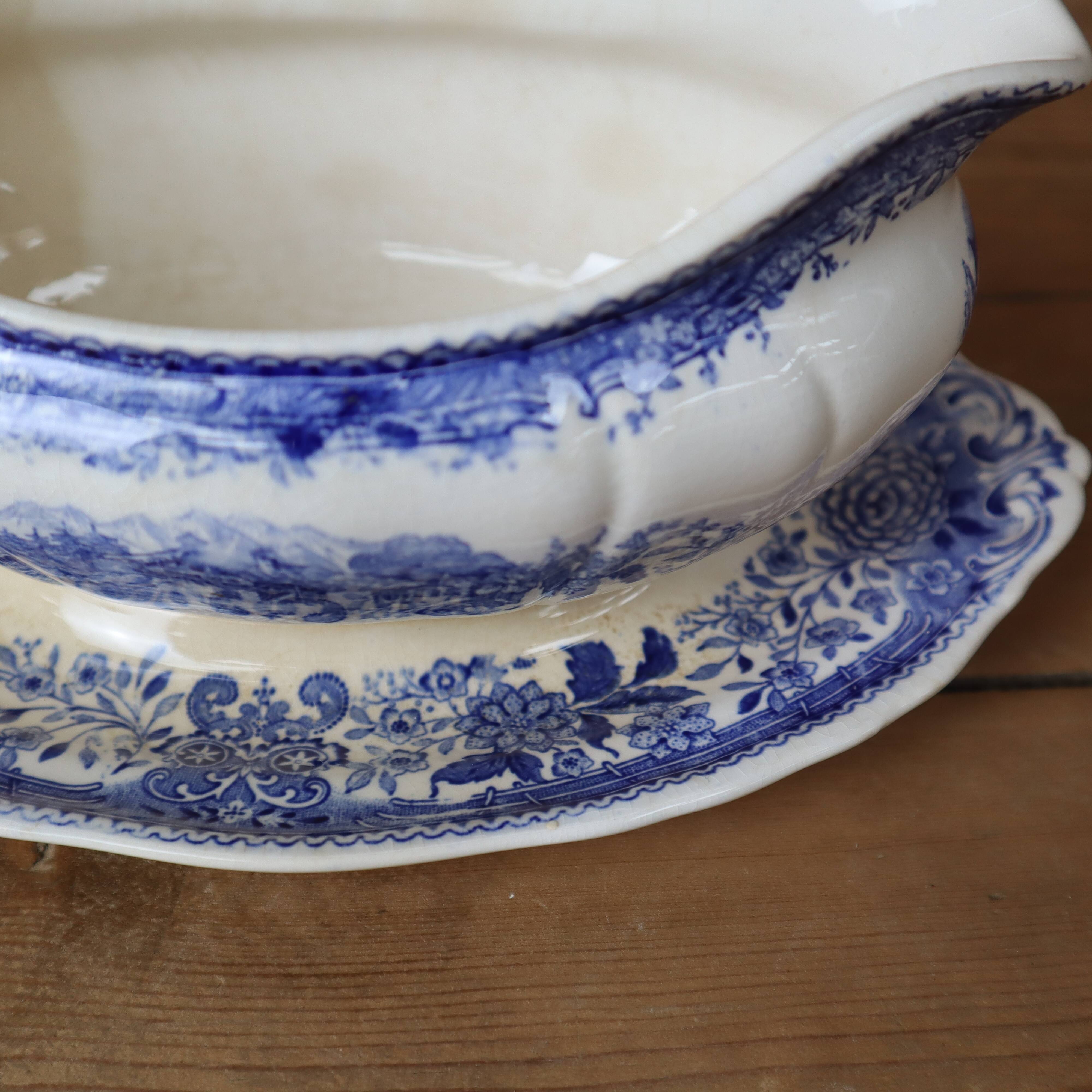 Old villeroy and boch ceramic sauce boat burgenland model
