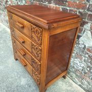 Art Deco chest of drawers, vintage antique furniture