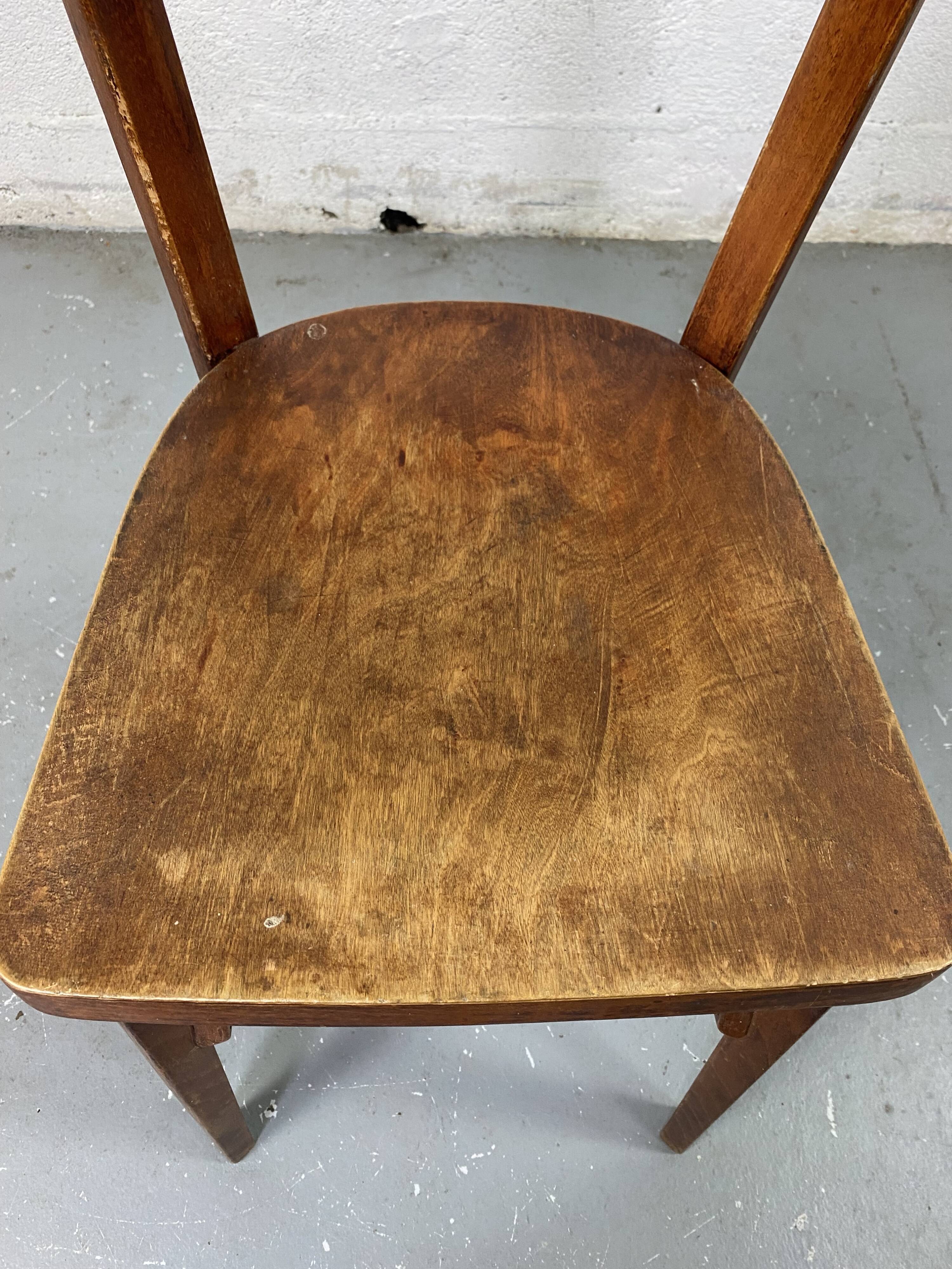 Bistro wooden chair