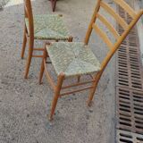 Paire de chaises d'appoint vers 1960