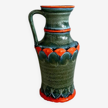 Vase de sol Übelacker Keramik 1816-45, vase en céramique, poterie ouest-allemande