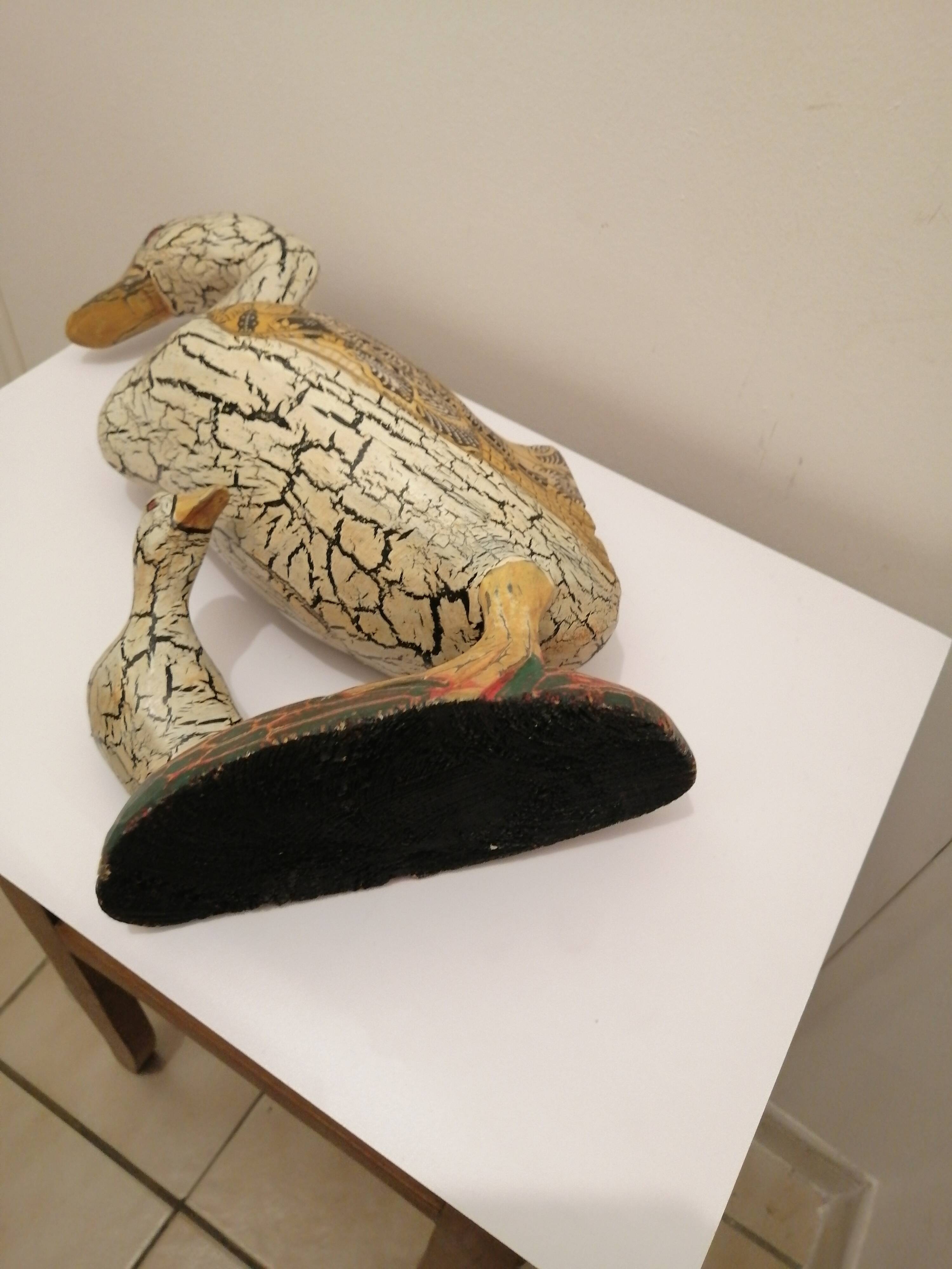 Duck with her little