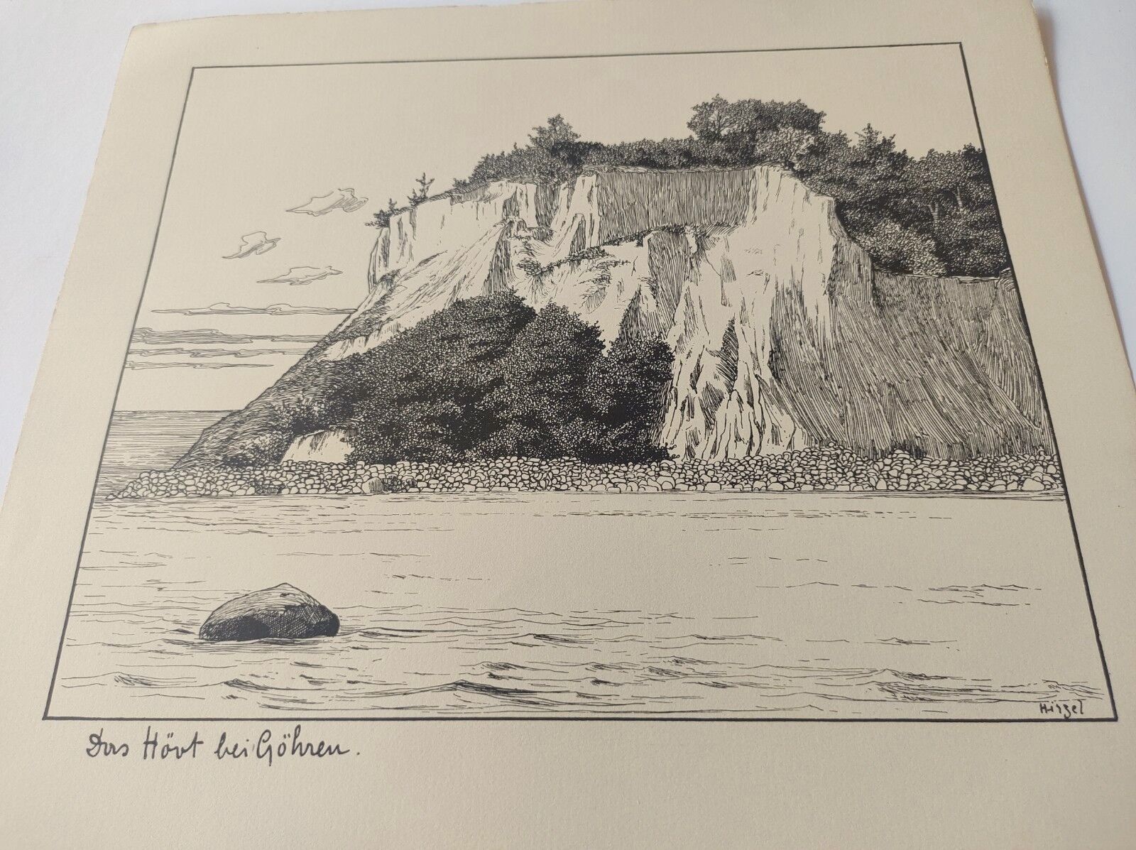 Antique print - La cape de mer - Lithograph from 1902