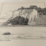Antique print - La cape de mer - Lithograph from 1902