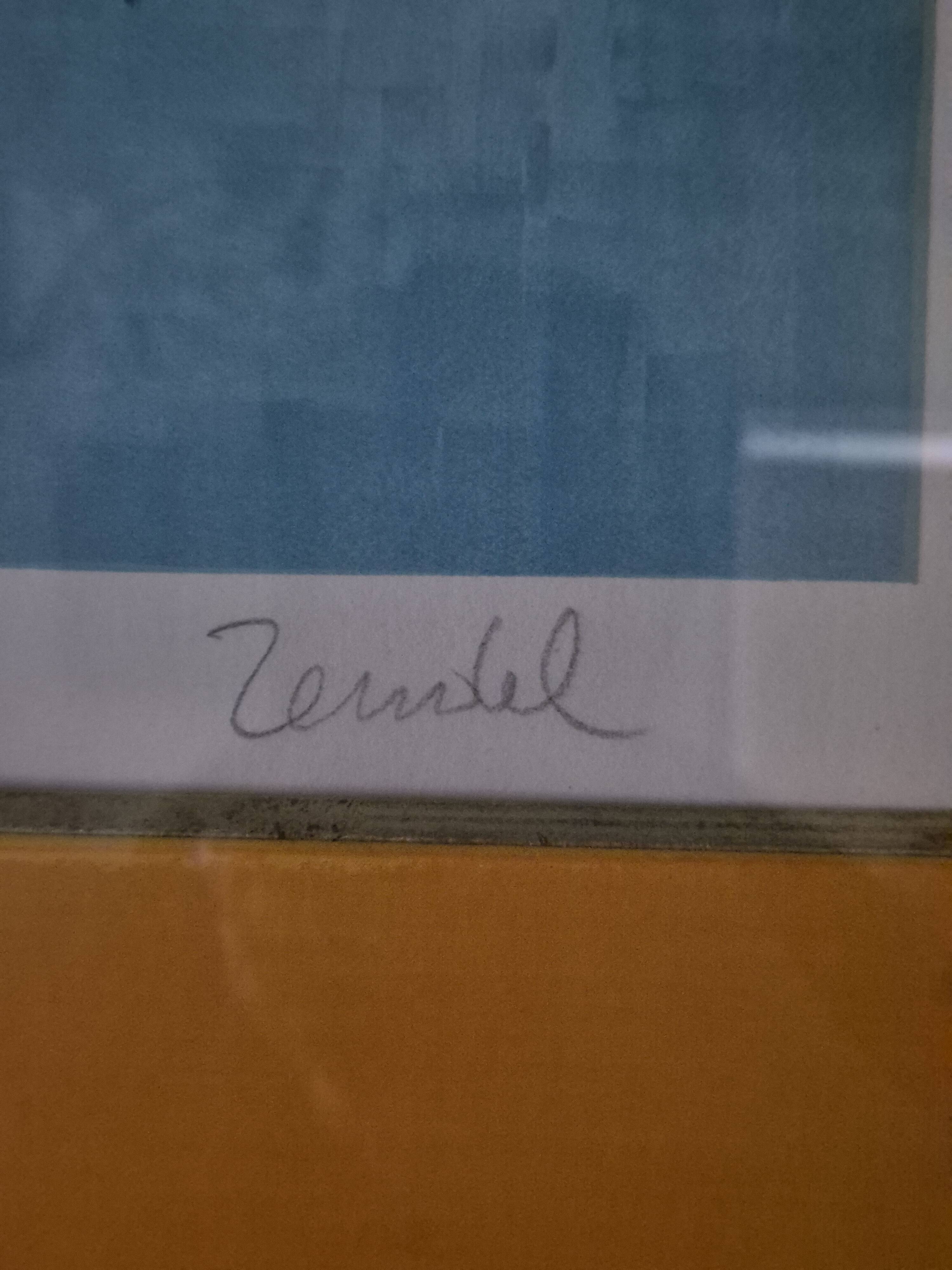Rare Mid-Century Gabriel Zendel Signed & Numbered Lithograph