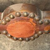 Lounge chairs and ottoman attributed to Otto Schultz for Boet AB, Sweden, 1930s, set of 3