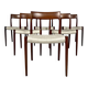 Mid-Century Dining Chairs, Model 77 By Niels Otto for Möller, Denmark