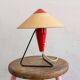 Mid Century Czech Table Lamp by Helena Frantova for Okolo, 1950s