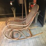 Rocking curved wooden flesh early 20th century