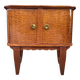 Mahogany veneered bedside table from the 1950s.