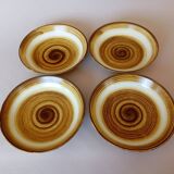 4 Longchamp calotte plates