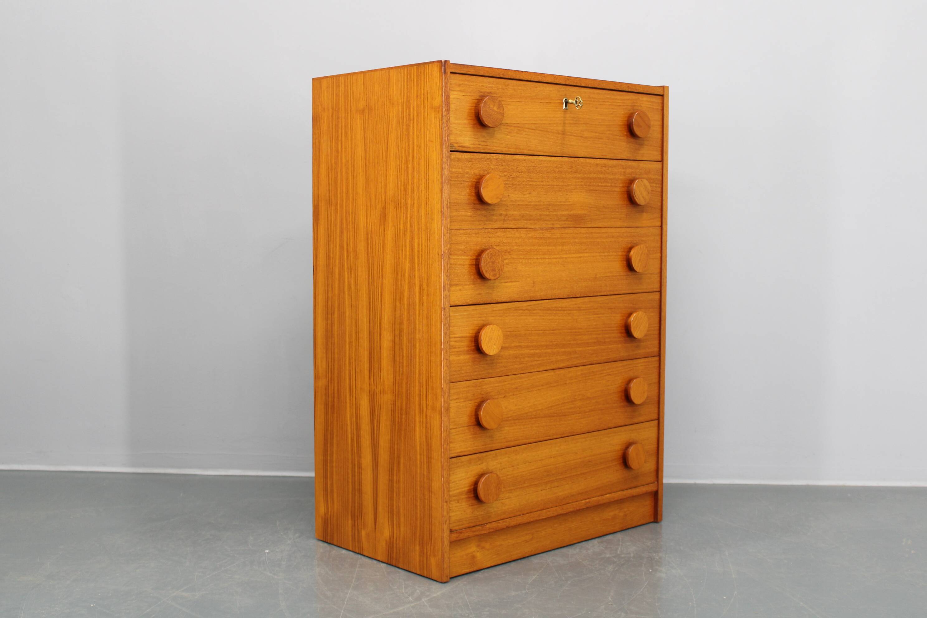 1970s Danish Teak Chest of Drawers