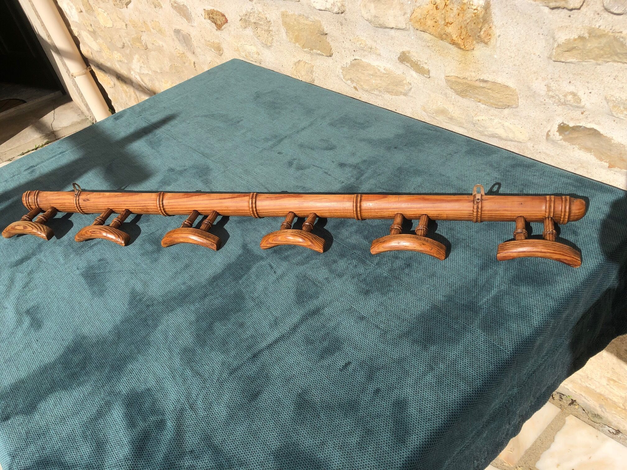 Old coat rack 6 hooks