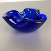 Cendrier Murano  "Blue" Italie années 1970