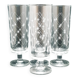 Starburst liqueur glasses