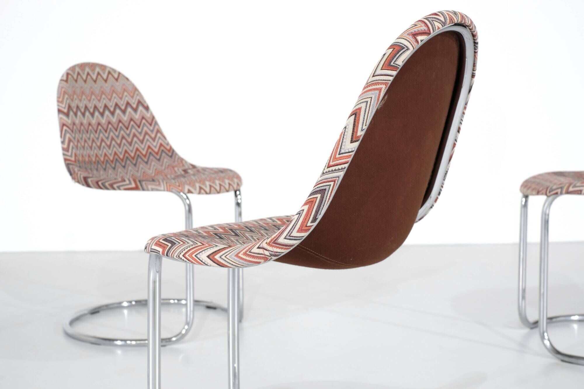 Set of "Maia" chairs by Giotto Stoppino for Bernini, Italy 1970s