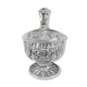 1547 Bohemian Crystal - Sugar or foot candy - Modern mid-century - Cut crystal