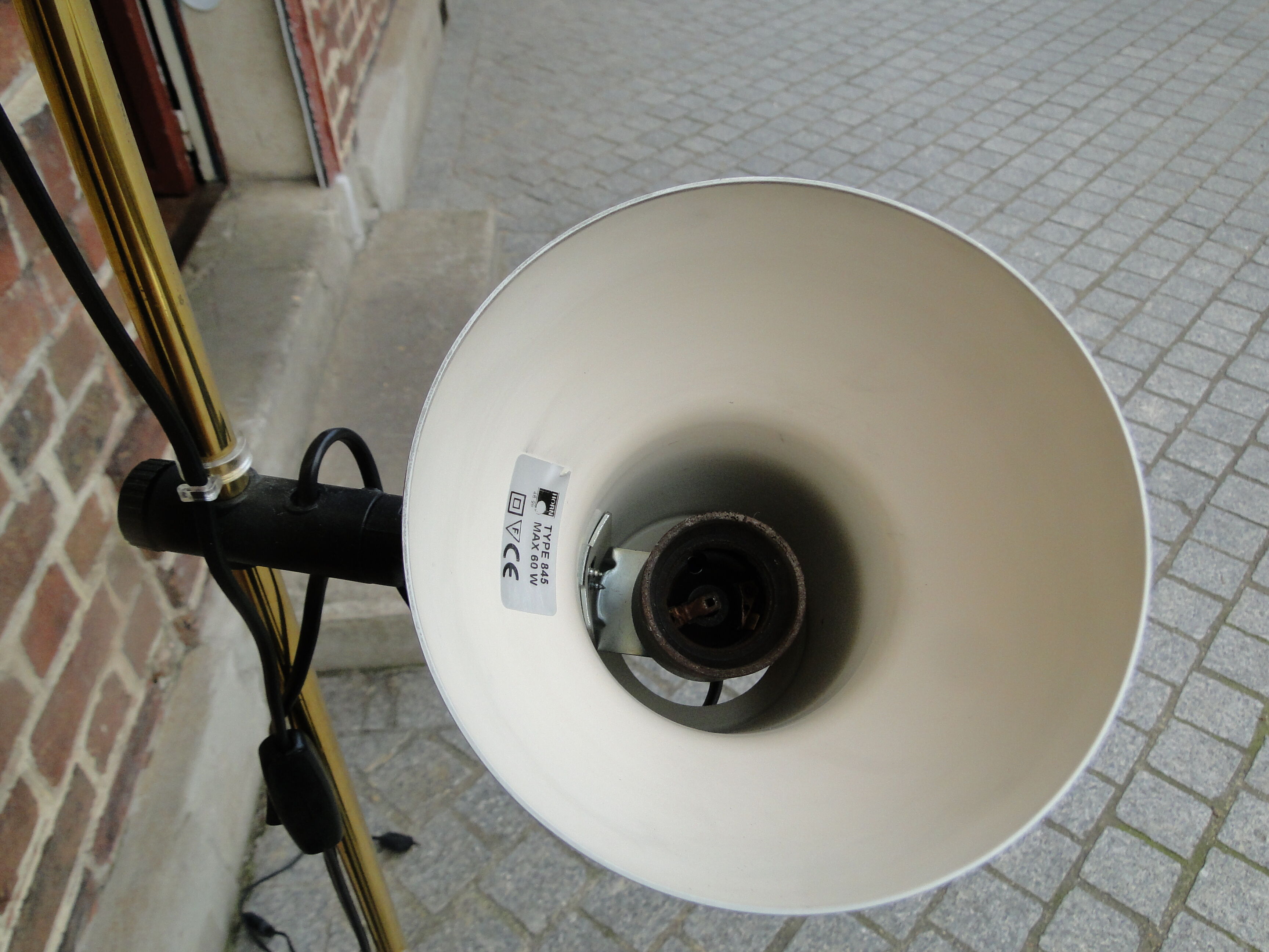 Scandinavian lamppost 2 spots from 1960