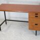 Bureau design bois et acier France circa 1960
