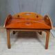 Table basse de bateau en acajou