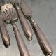 Confectionery service hors d'oeuvres sprinkler silver metal design Vintage