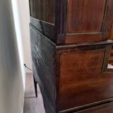 Louis XVI period cylinder desk in solid Cuban mahogany circa 1760