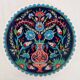6 assiettes murales turques vintages