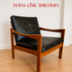 Vintage Danish Illum Wikkelsø teak lounge chair model 20
