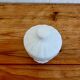 Vintage opaline glass bonbonnière with lid