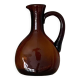 Amber Glass Pitcher