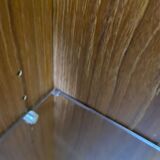 Vintage teak display case by Dyrlund