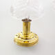 Pair of brass and muranoglass shell sconces