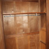 Armoire parisienne noir et bois