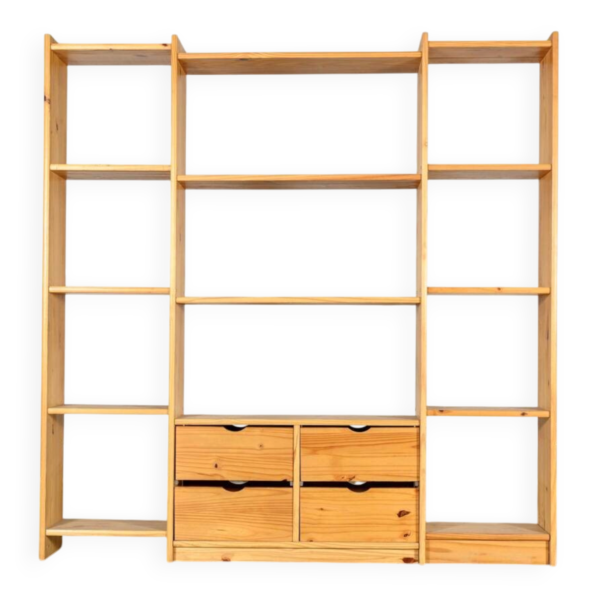 Large pine bookshelf