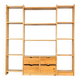 Large pine bookshelf
