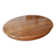 Round walnut table in solid wood, Napoleon III style with extensions - for 14 settings.
