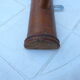 Portemanteau rustique en bois tourné à l'imitation du bambou 1900 4 patères
