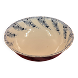 Large Lunéville Earthenware Salad Bowl