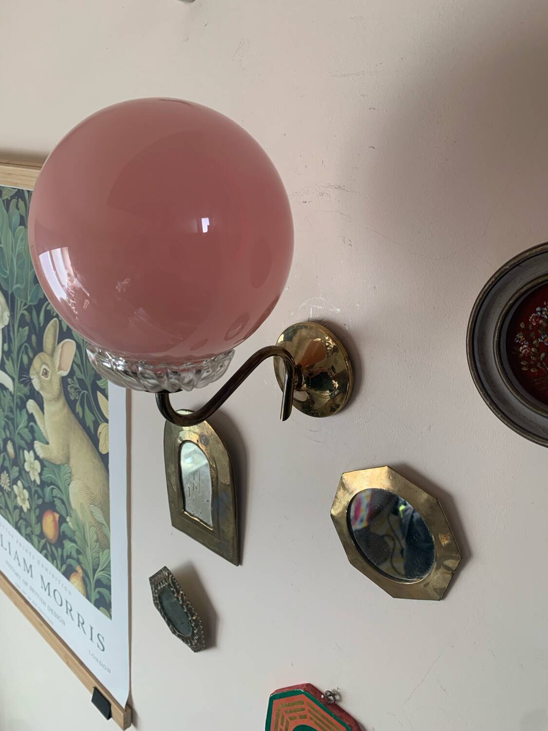 Pair of antique wall lights
