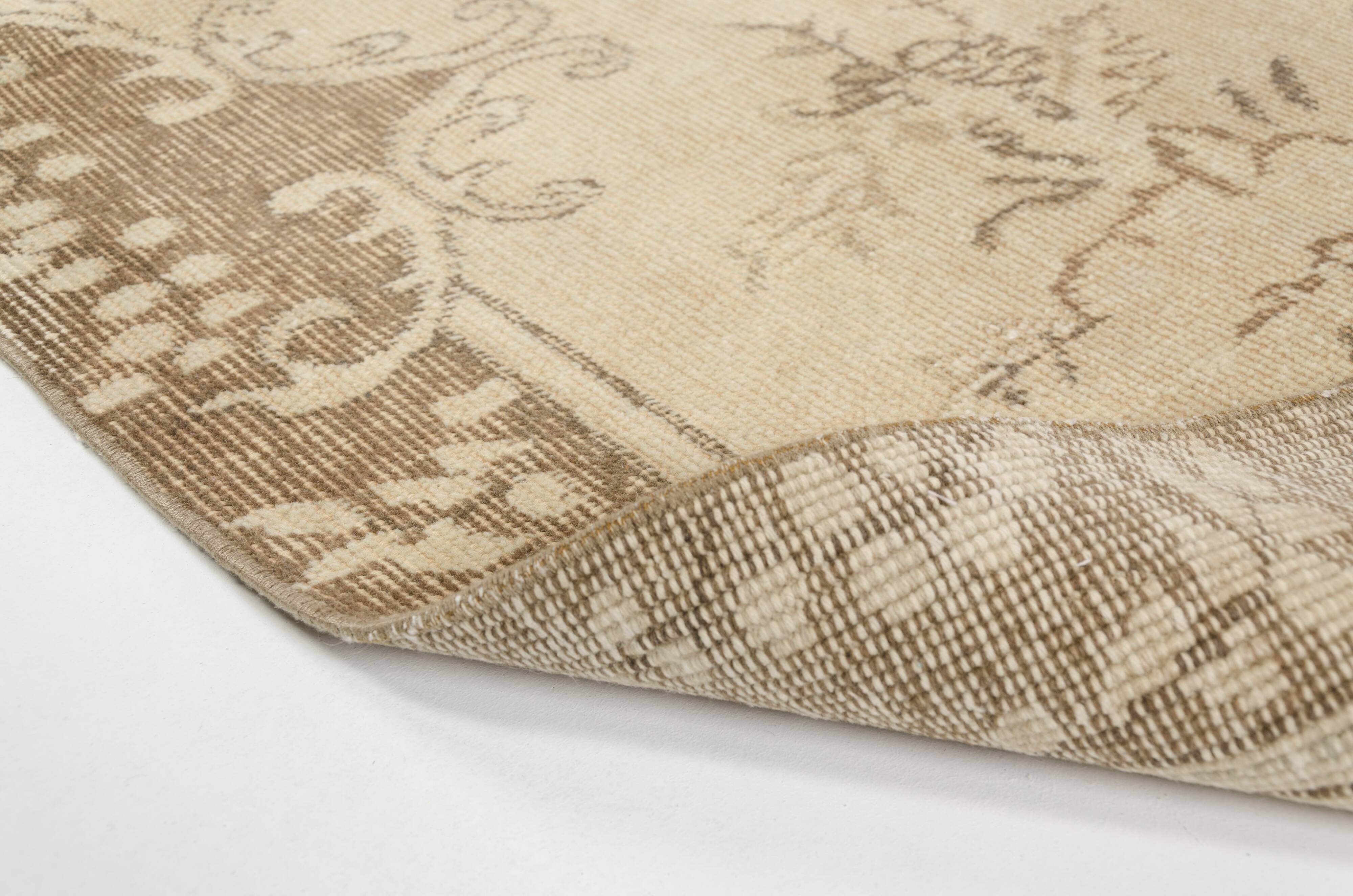 Bige Handknotted Floor Rug sku-2336