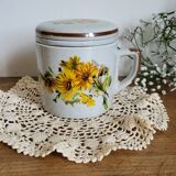 Mug tisanière à fleurs