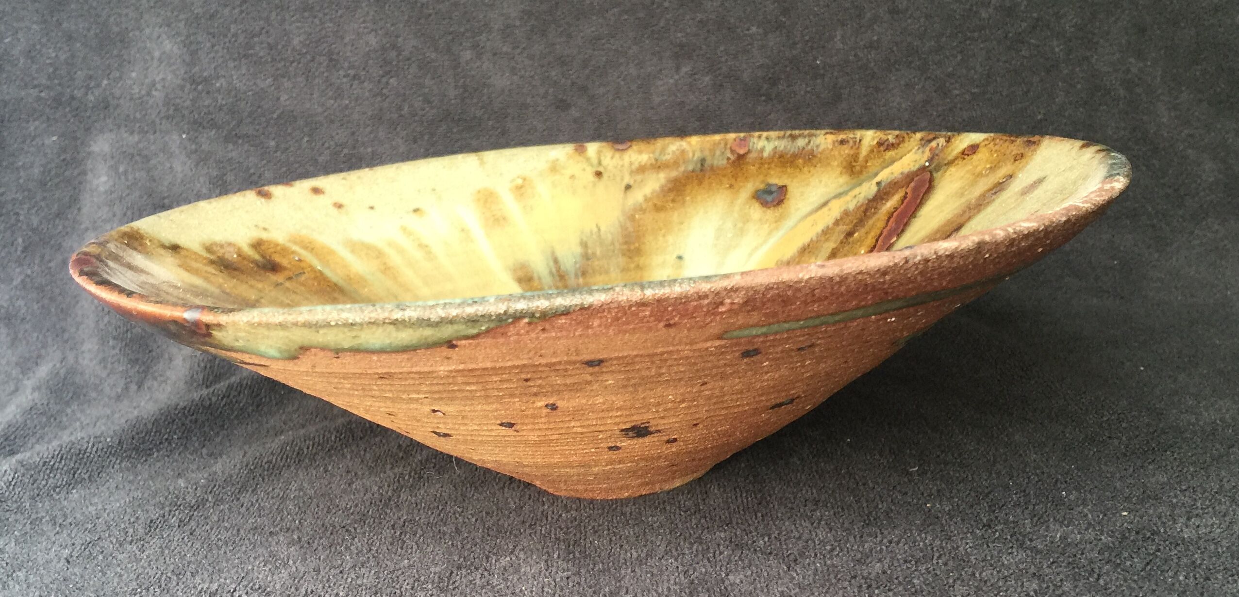 Modernist cup in very flared cone