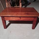 Old patinated coffee table