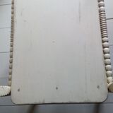 Old wooden sofa-bedside tip turned