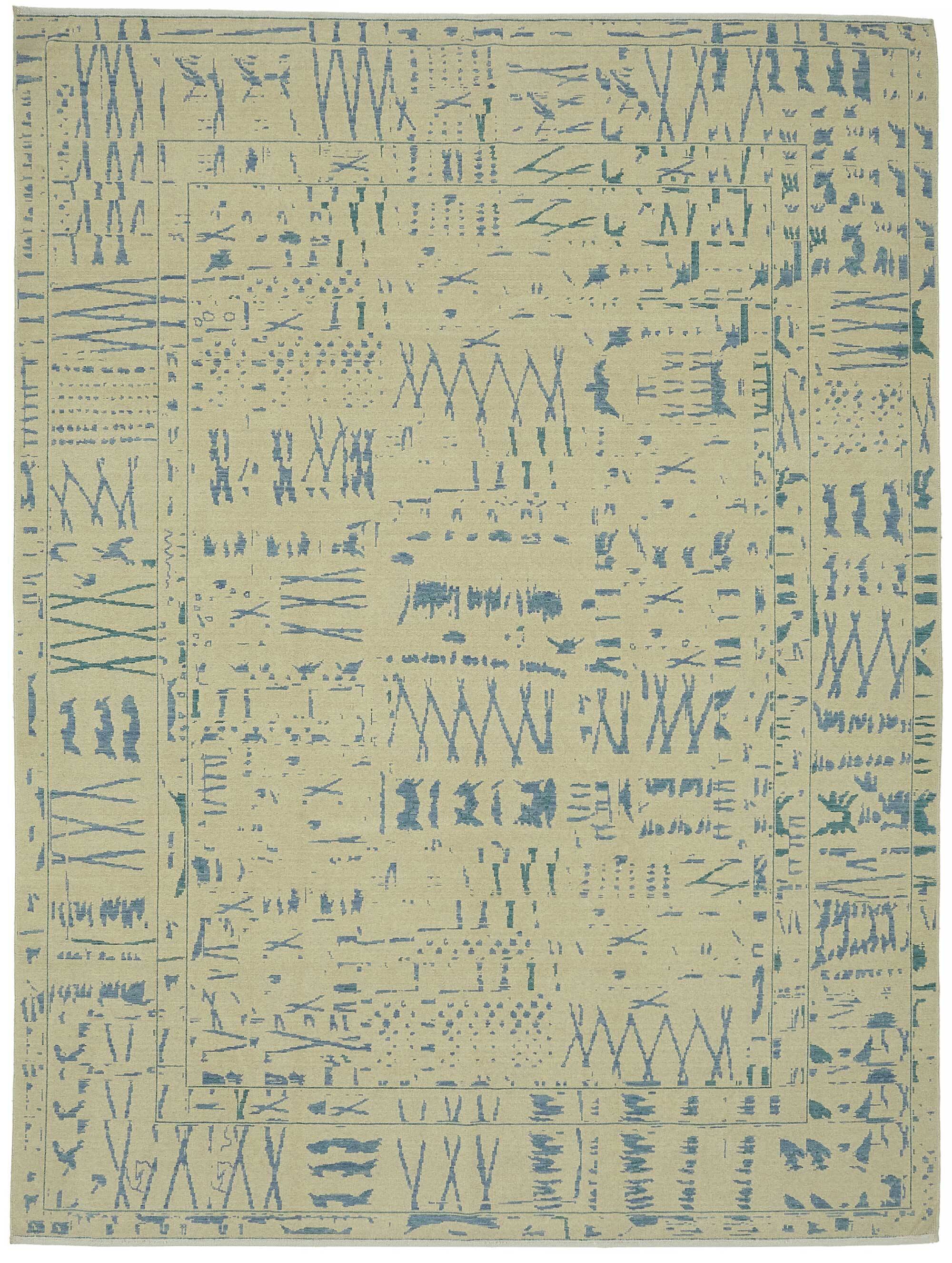 Turkish Handcrafted Loom Oushak Rug 266 cm x 352 cm