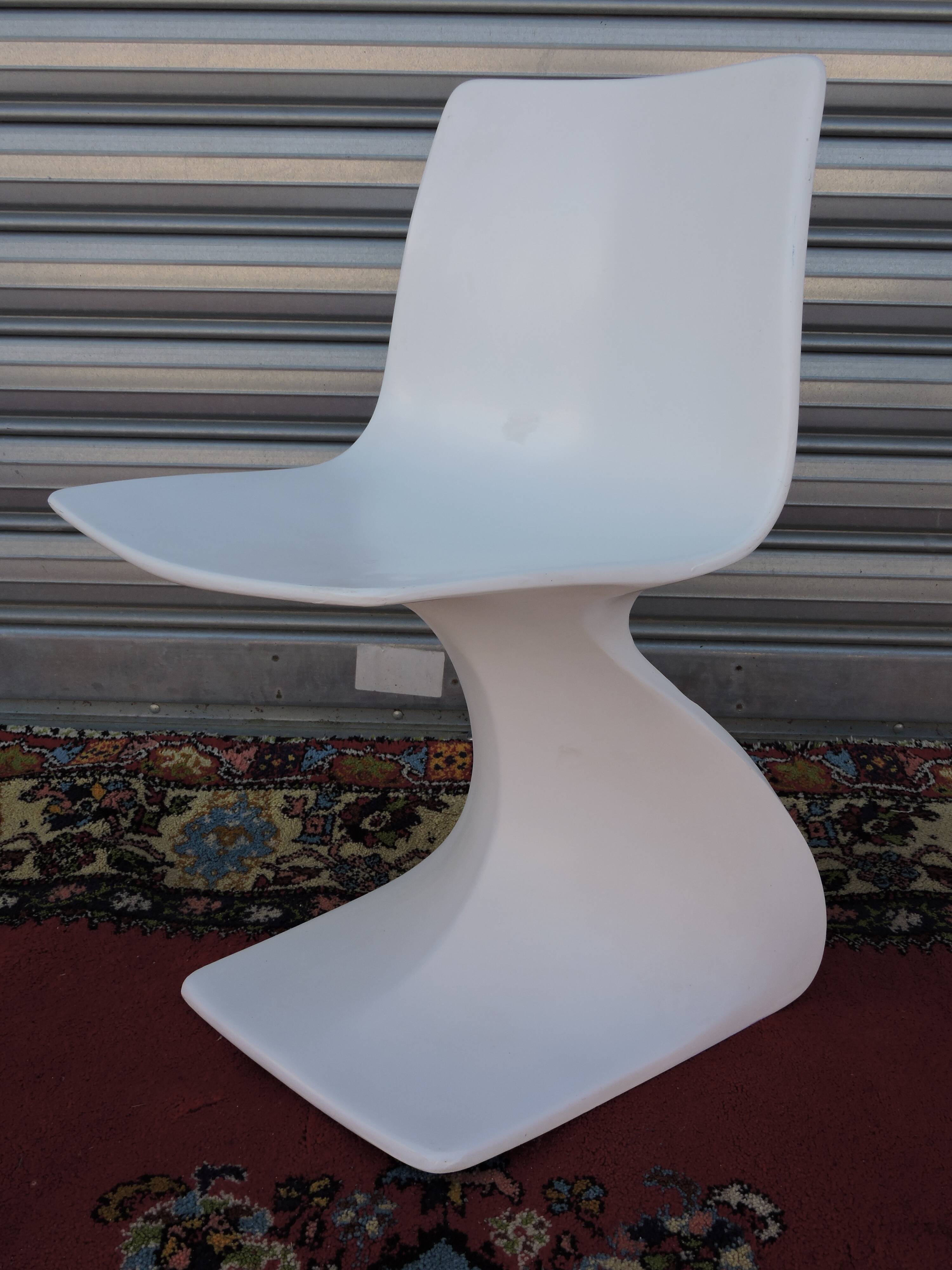 Set of four chairs " Naila " by Christian Adam. Edition Newform