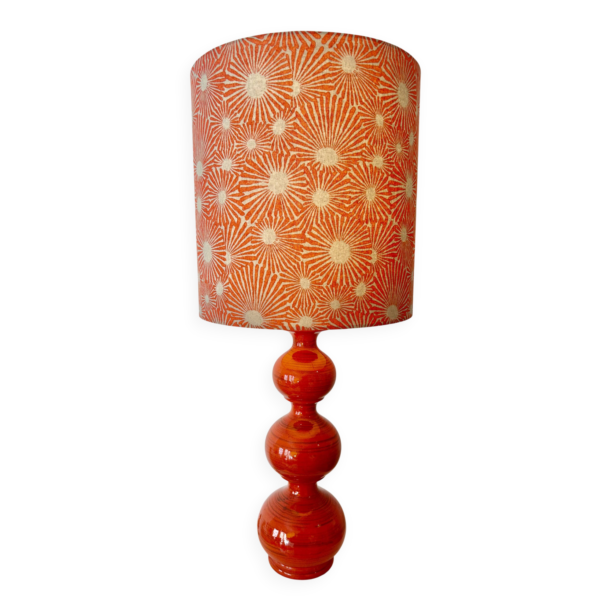 Kaiser Leuchten – Mid-Century Bubble Lamp in Fire Red