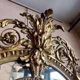 Miroir en stuc doré, XIXe siècle