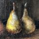 Still life painting with fruits by Jacques Voyet (1926-2010)